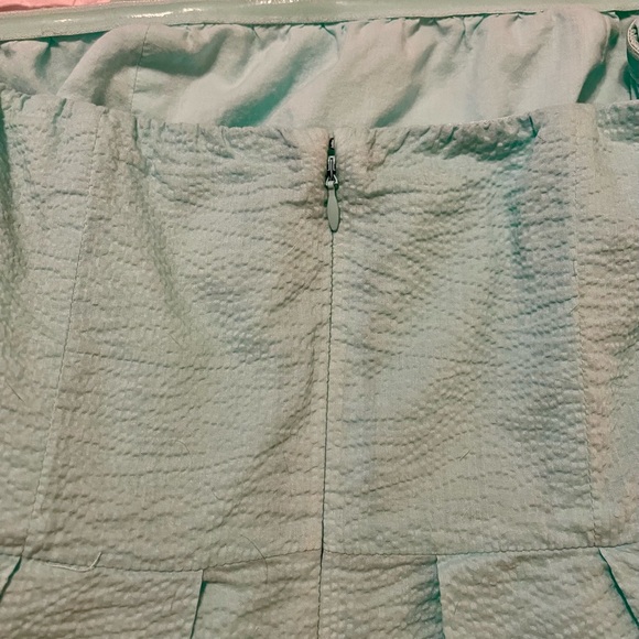 J. Crew Strapless Seersucker Dress 👗 Size 6 & Pockets! - Picture 11 of 15